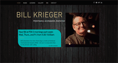 Desktop Screenshot of billkriegerpiano.com